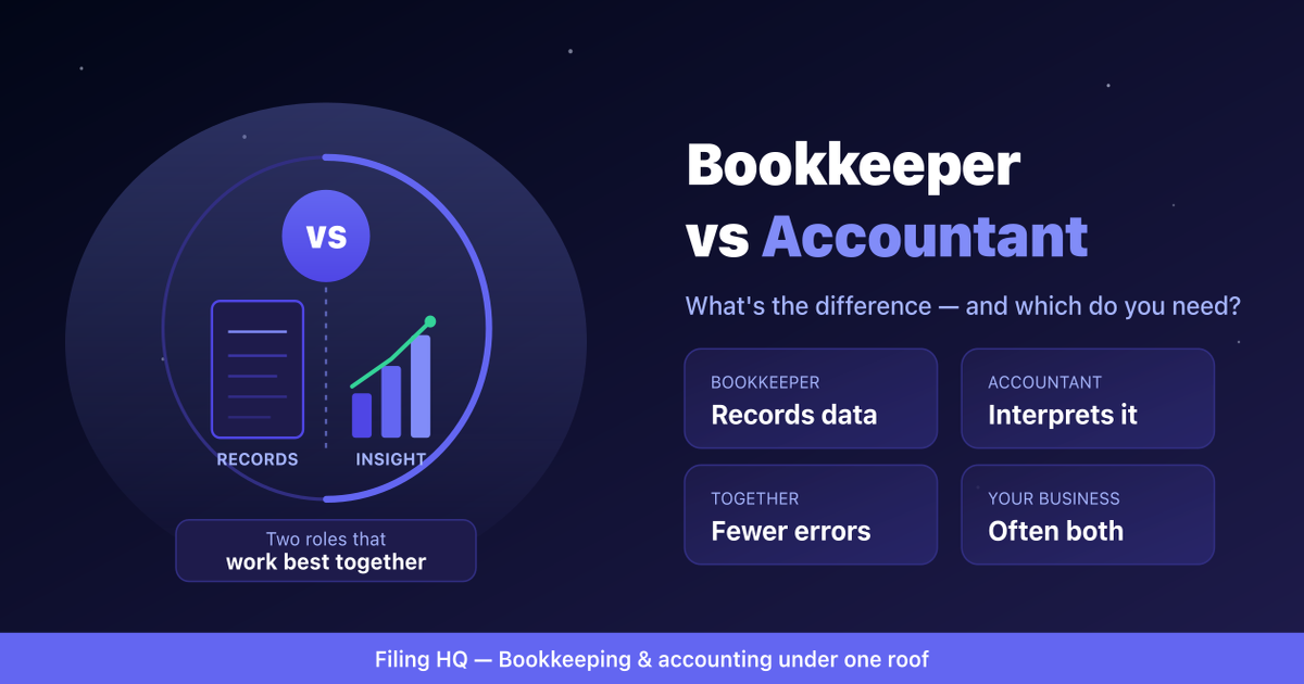 Bookkeeper vs Accountant: What's the Difference and Which Does Your Business Need?