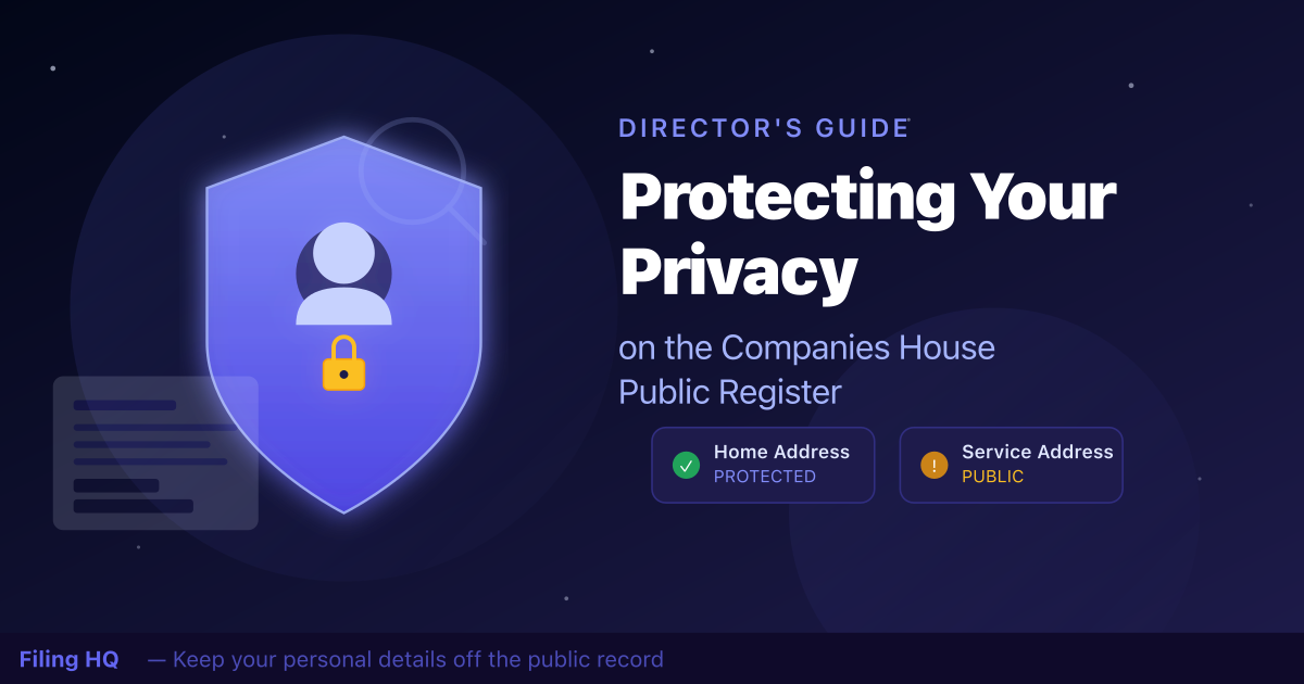 How to protect your personal information on the Companies House public register