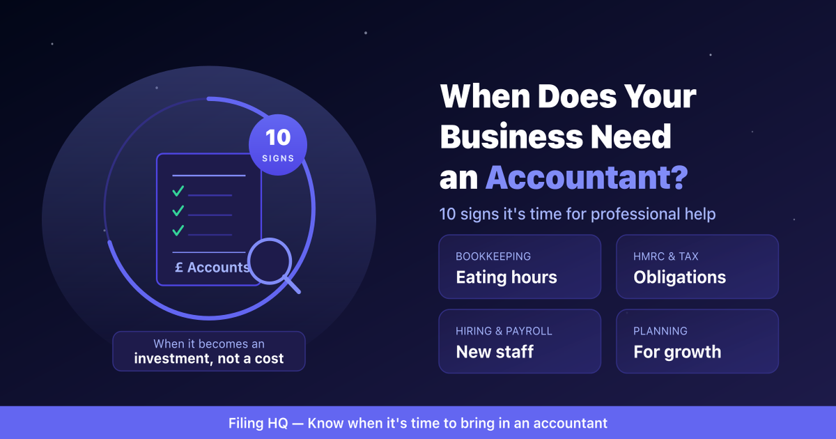 When Does a Small Business Need an Accountant? 10 Signs It's Time to Get Professional Help